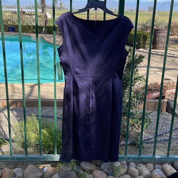Lauren Sz12 Special Occasion Dress Navy - Picture 5 of 7